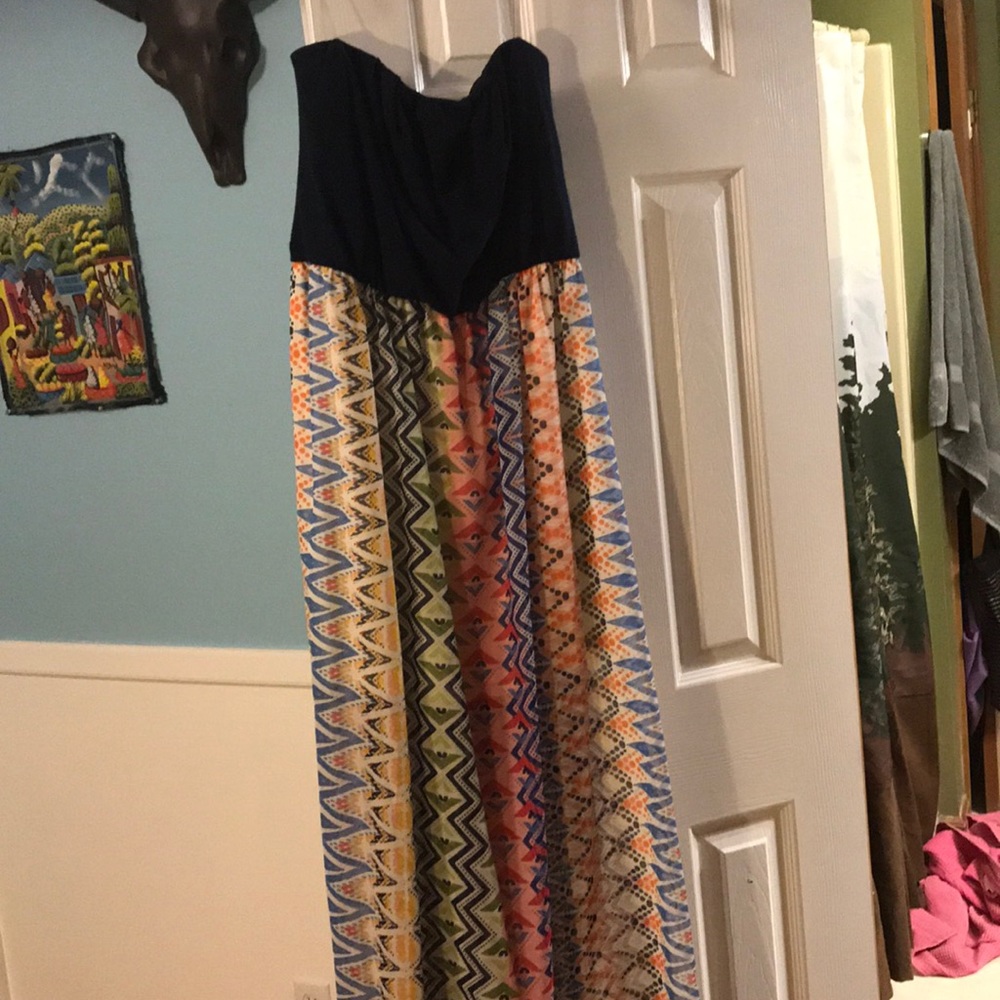 Multicolored maxi dress